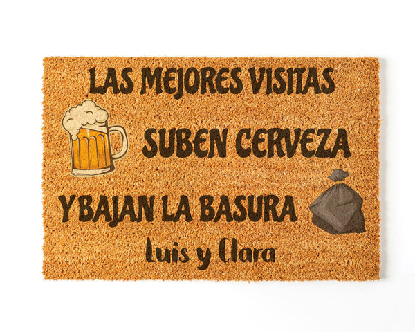 Felpudos Las Mejores Visitas Suben Cerveza y Bajan Basura